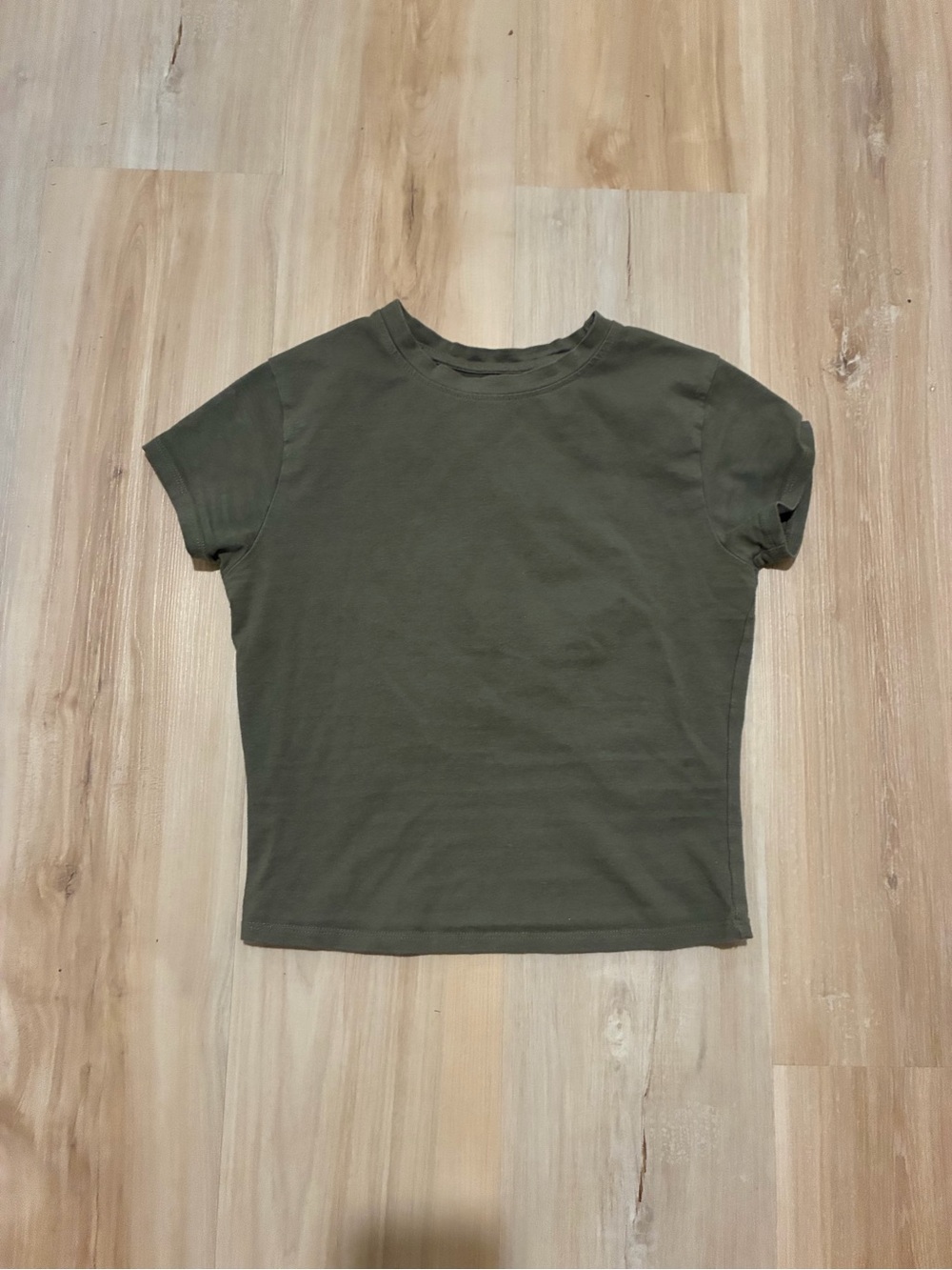 Women's Olive Short Sleeve Crew Tee